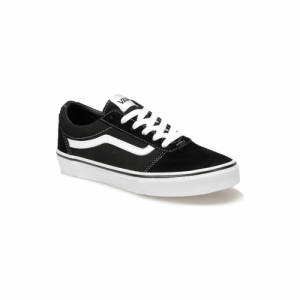Juniorská vychádzková obuv - VANS-YT Ward (Suede/Canvas) black/white Čierna 39