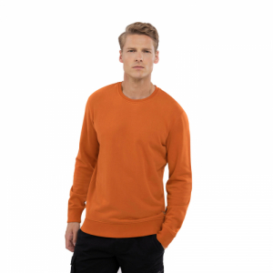 Pánska mikina - VOLCANO-B-ANDY-201-ORANGE Oranžová XL