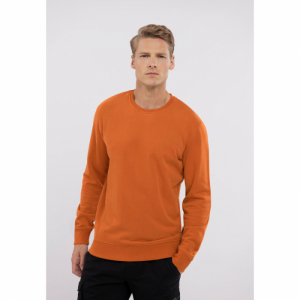 Pánska mikina - VOLCANO-B-ANDY-201-ORANGE Oranžová XL 1