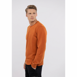 Pánska mikina - VOLCANO-B-ANDY-201-ORANGE Oranžová XL 2