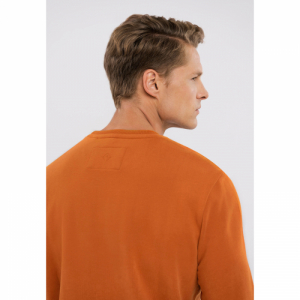 Pánska mikina - VOLCANO-B-ANDY-201-ORANGE Oranžová XL 3