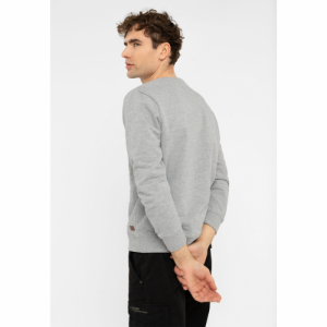 Pánska mikina - VOLCANO-B-ANDY-702M-GREY MEL Šedá XL 3