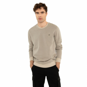 Pánska mikina - VOLCANO-B-LORENC-101M-CREAM MEL Béžová XL