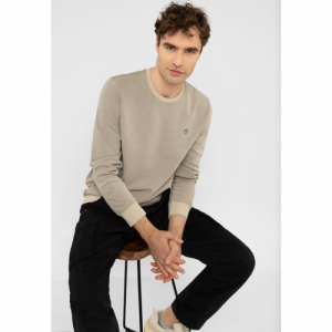 Pánska mikina - VOLCANO-B-LORENC-101M-CREAM MEL Béžová XL 3