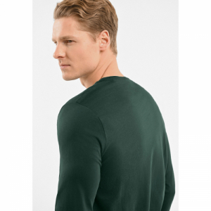 Pánske tričko s dlhým rukávom - VOLCANO-L-HALS-300-GREEN Zelená XL 3