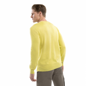 Pánsky sveter - VOLCANO-S-RADO-200-YELLOW Žltá XL 1