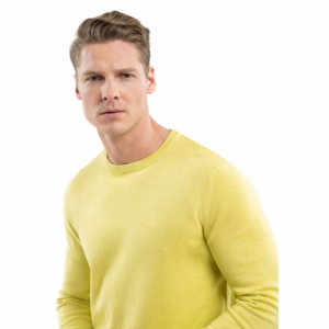 Pánsky sveter - VOLCANO-S-RADO-200-YELLOW Žltá XL 2