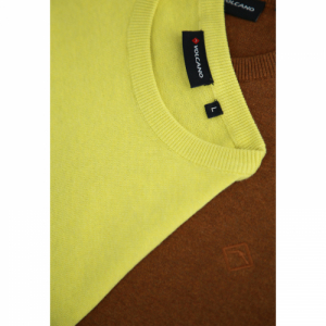 Pánsky sveter - VOLCANO-S-RADO-200-YELLOW Žltá XL 4