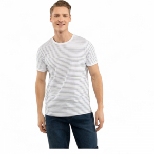Pánske tričko s krátkym rukávom - VOLCANO-T-MUZZY-100-WHITE Biela XXL
