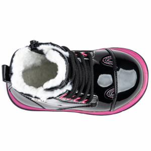 Dievčenské členkové zimné topánky - WOJTYLKO-Nance black Čierna 30 2