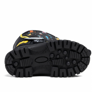 Chlapčenské vysoké zimné topánky - WOJTYLKO-Penar black Čierna 35 3