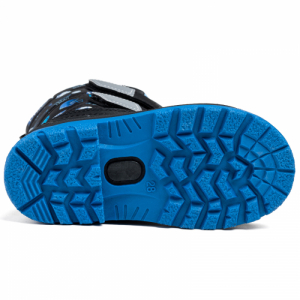 Chlapčenské vysoké zimné topánky - WOJTYLKO-Sellan navy Modrá 35 3