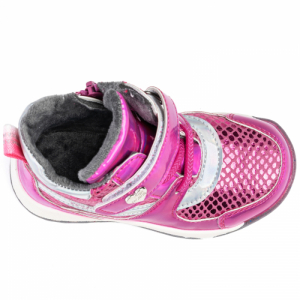 Dievčenské členkové zimné topánky - WOJTYLKO-Slapton pink Ružová 28 2