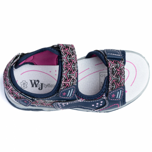 Dievčenské sandále - WOJTYLKO-Varfell blue Modrá 34 1