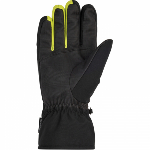 Pánske lyžiarske rukavice - ZIENER-GORDAN-801079-12490-black lime Čierna 10,5 2