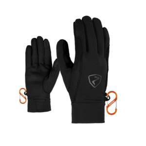 Pánske rukavice - ZIENER-GYSMO TOUCH-801409-12-black Čierna 10,5