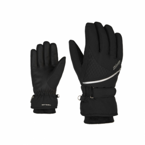 Dámske lyžiarske rukavice - ZIENER-KIANA GTX-801183-12-black Čierna 8