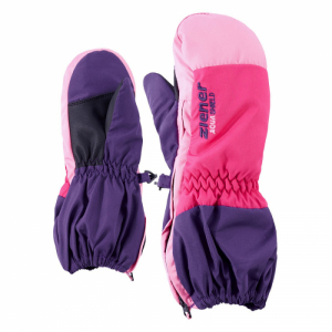Detské lyžiarske rukavice - ZIENER-LEVI-801956-129-dark purple Fialová 104