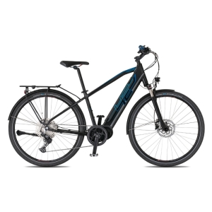  - Trekingový elektrobicykel 4EVER Mercury Elite Trek - model 2021 čierna/zlatá - 17" 1