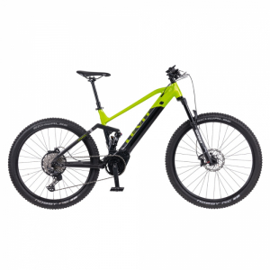 - Horský celoodpružený elektrobicykel Levit Svarog BF Overstep 630 29"/27,5" - model 2024 Lime black pearl - L (18,5", 175-185 cm) 1